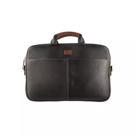 Elan Leather Slim Leather Bag Black