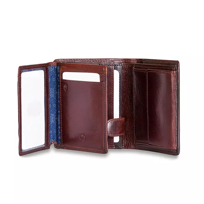 Jekyll & Hide 6742OXCO Oxford Large Leather Travel and Mobile Wallet – Black
