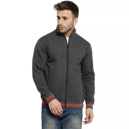 Scott AWG High Neck Jacket Charcoal With Orange