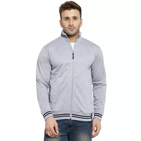 Scott AWG High Neck Jacket Grey Melange With Black