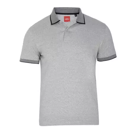 Scott Basic Polo T Shirt Grey