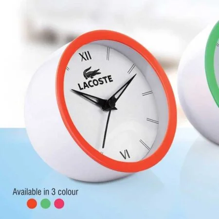 Table clock with Fluorescent ring