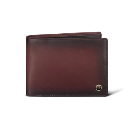 Lapis Bard Bi Fold Wallet Bordeaux Pic 1