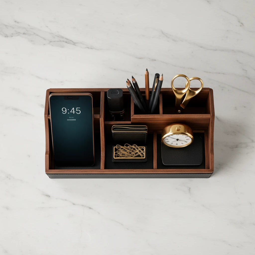 desk organizer top view corporate gifts for employees