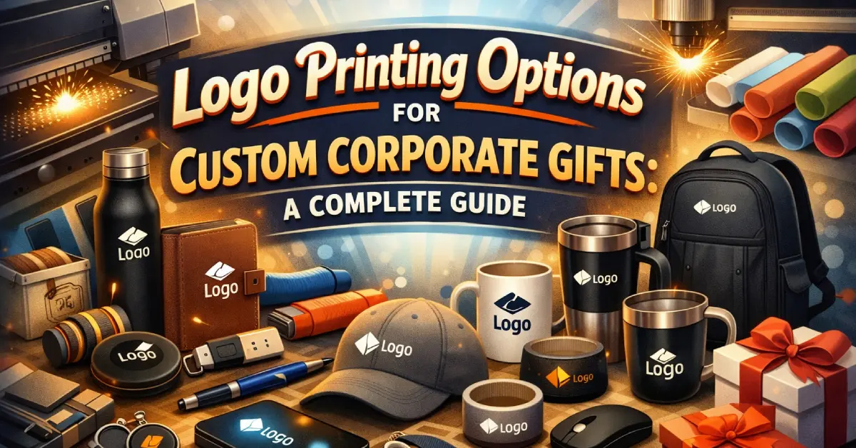 logo printing option for custom corporate gifts