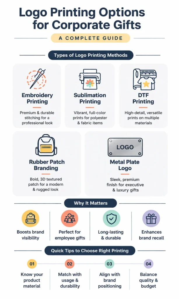 print types for backpack corporate gifts